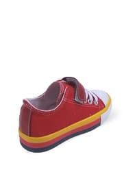 Red - Sport - Linen - Sports Shoes