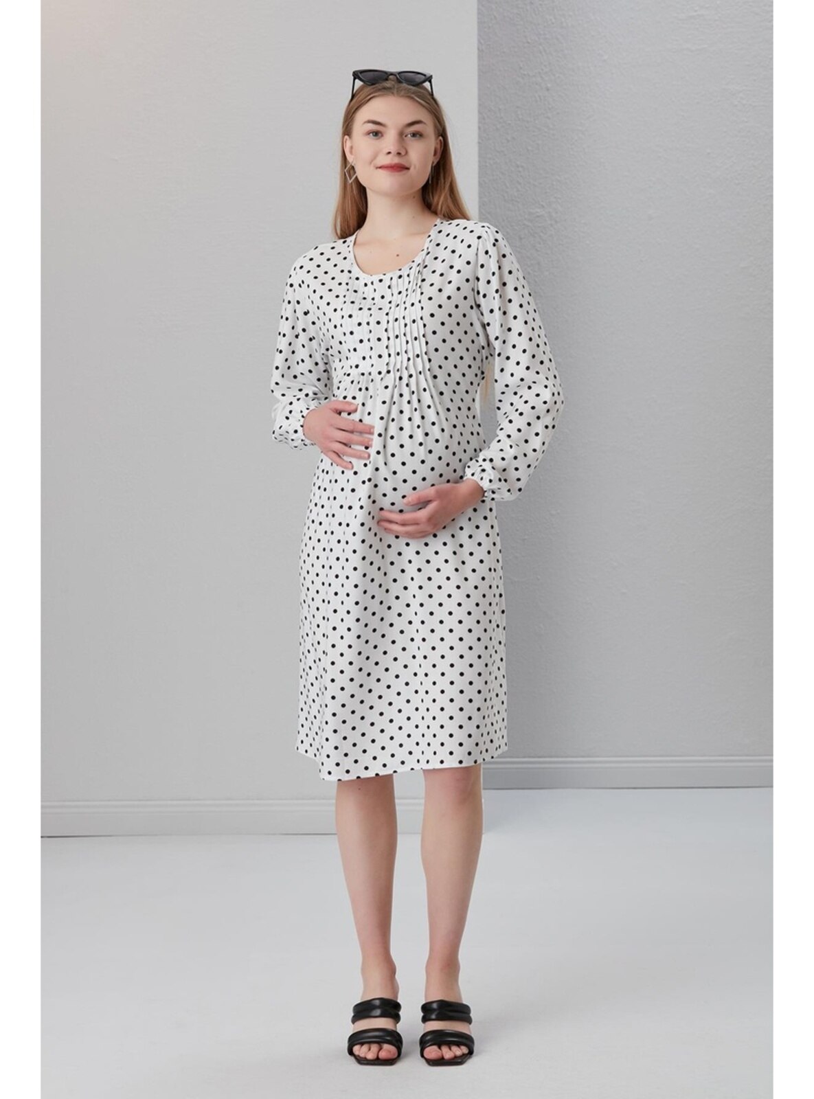 White - Maternity Dress