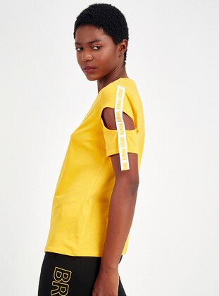Yellow - Sports T-Shirt - Maraton Sportswear