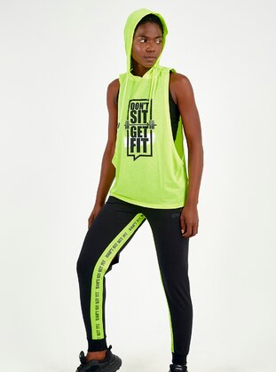 Multi - Green - Sports T-Shirt - Maraton Sportswear