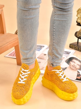 Yellow - Sport - Sports Shoes - Odesa Ayakkabı