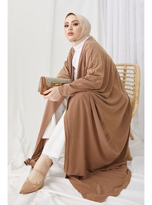 Brown - Abaya - In Style