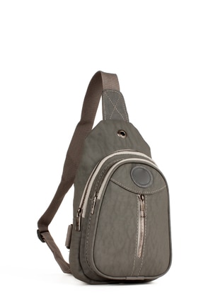 Gray - Backpack - Backpacks - Luwwe Bag’s