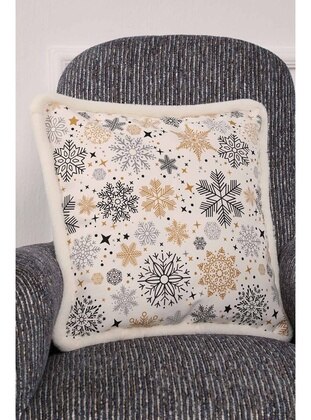 Cushion Cover,Star 2 Pattern Cream-Beige,K 193