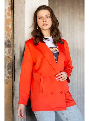 Orange - Jacket - Melike Tatar