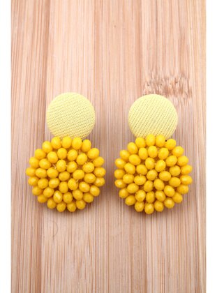 Yellow - Earring - Pelin Aksesuar