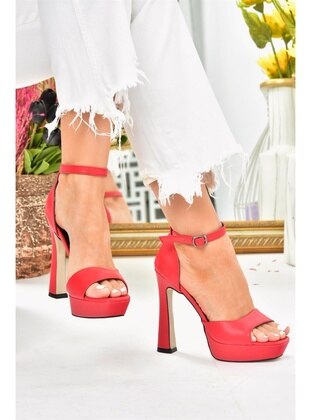 Red - High Heel - Heels - Fox Shoes
