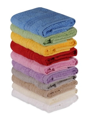 Hobby Set of 10 Hand Towels - Rainbow