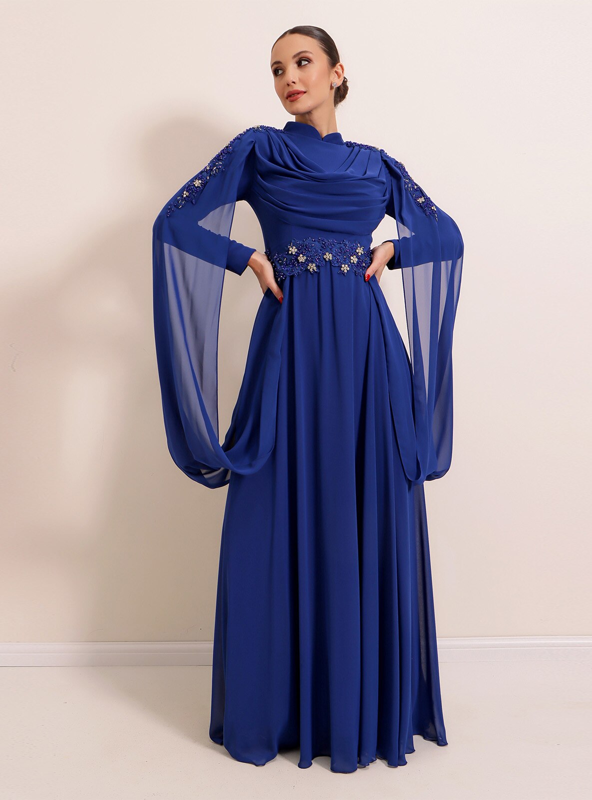 - Fully Lined - Modest Evening Dress