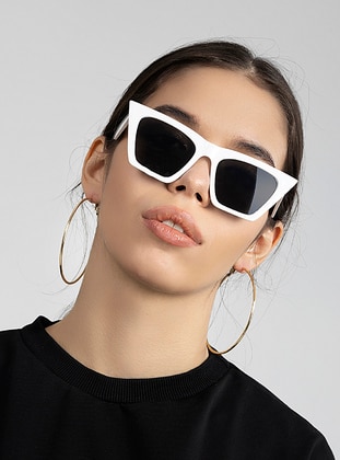 White - Sunglasses - Polo55