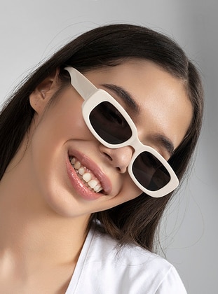 White - Sunglasses - Polo55