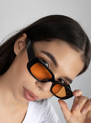 Orange - Sunglasses - Polo55