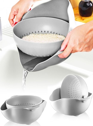 360 Degree Rotating Double Bowl Strainer - Arsimo