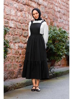 Black - Modest Dress - Meqlife