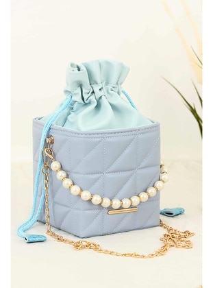 Baby Blue - Shoulder Bags - Bipanya