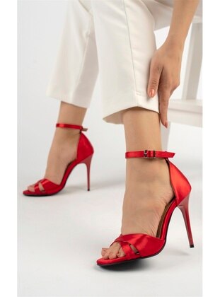 Red - High Heel - Heels - Ayakkabı Fuarı