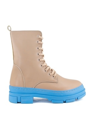 Blue - Boot - Boots - Ayakkabı Fuarı