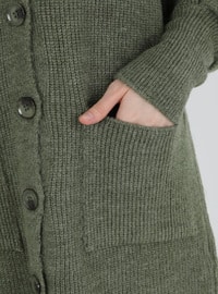  Green Almond Knit Cardigan