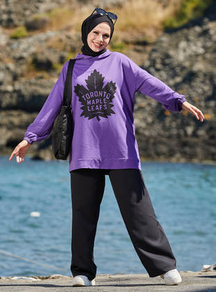Multi - Purple - Sweat-shirt - Tofisa