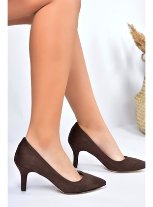 Brown - High Heel - Heels - Fox Shoes