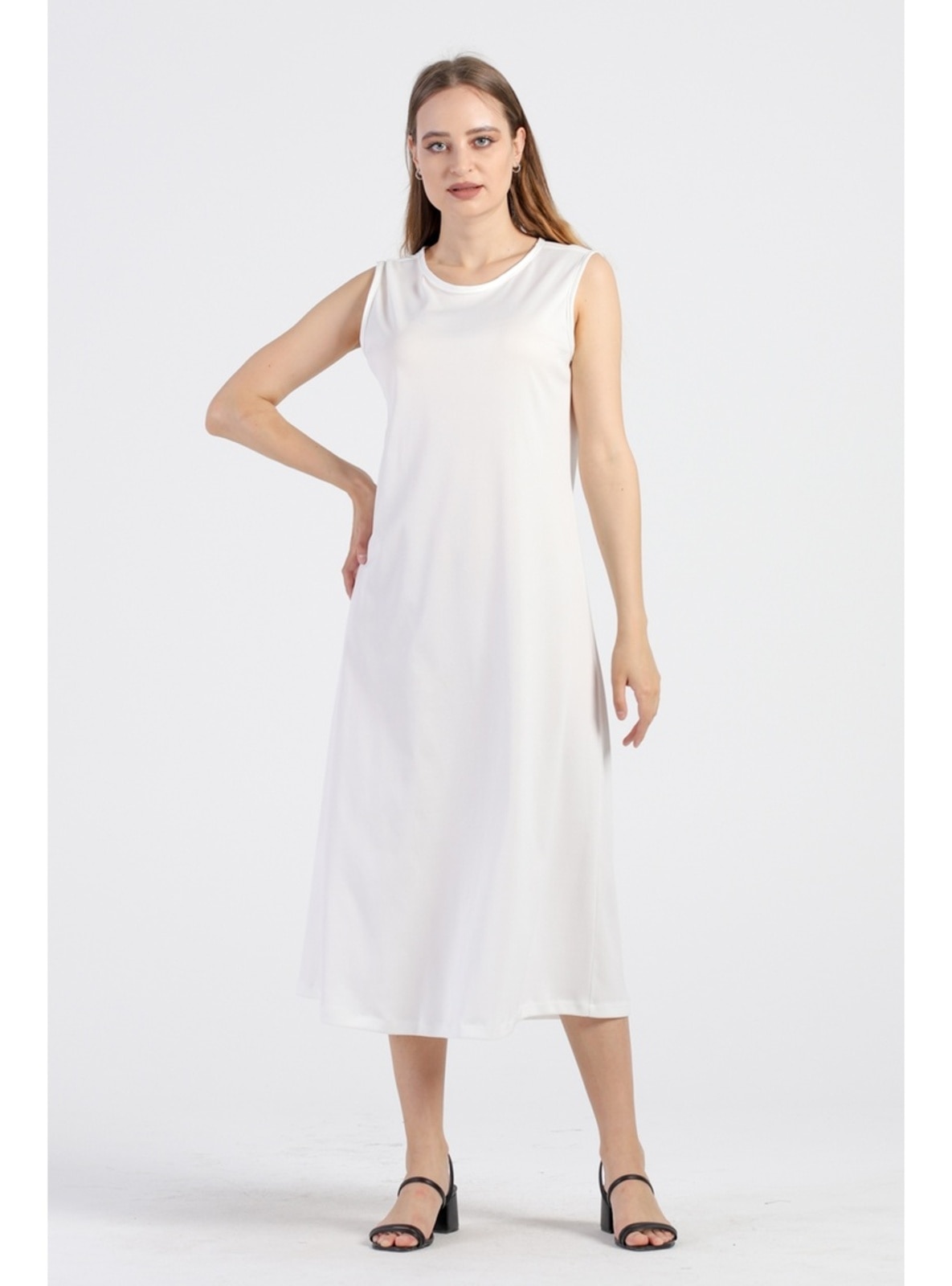 Petticoat Lining Dress White