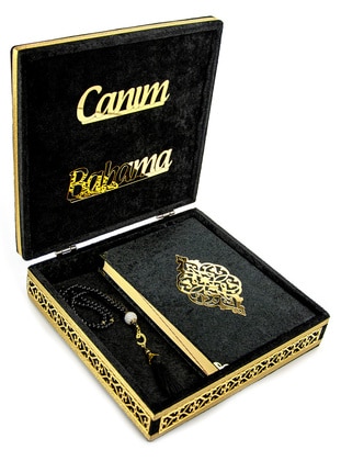 Black - Gold - Islamic Products > Religious Gift Sets - İhvan