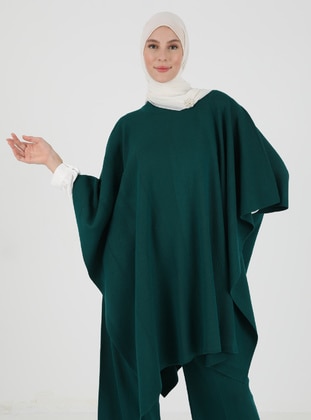 Emerald - Unlined - Crew neck - Polo neck - Knit Suits - Refka