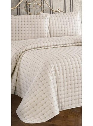 Star Single Quilted Bedspread Cream