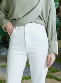 Jeans Pants White