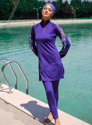 Saxe - Multi - Full Coverage Swimsuit Burkini - Marina Mayo