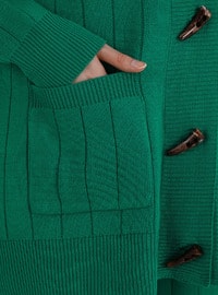 Cardigan&Pants Knitwear Co-Ord Set Green