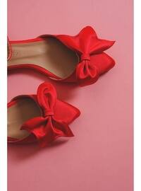 Red - Flat Shoes
