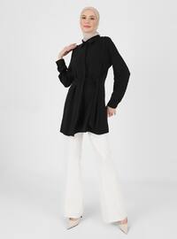 Tunic With Tie Detail Black