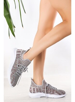 Artı Artı Ayakkabı Gray Sports Shoes