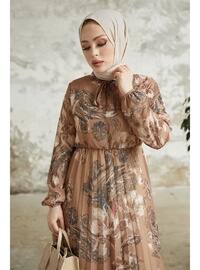 Brown - Modest Dress - In Style