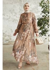 Brown - Modest Dress - In Style