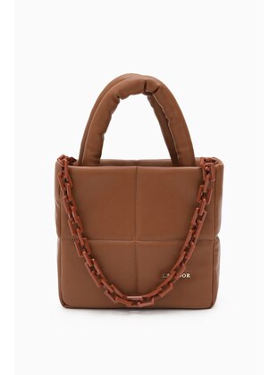 Tan - Satchel - Clutch Bags / Handbags - Levi`dor