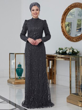  - Fully Lined - Modest Evening Dress - Aslan Polat
