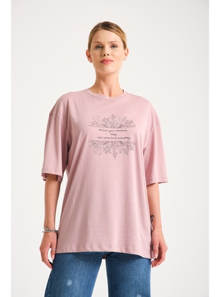 Dusty Rose - T-Shirt - MIZALLE