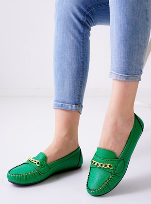 Green - Casual - Green - Casual Shoes - Ayakkabı Havuzu