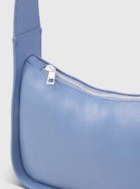 Blue - Baguette Bags - Faux Leather - Baby Blue