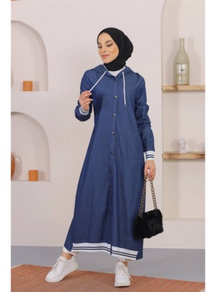Dark Navy Blue - Modest Dress - Misskayle