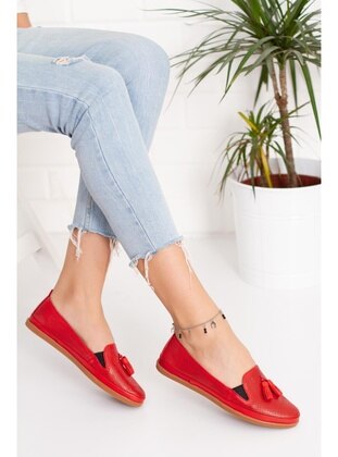 Red - Flat Shoes - Biocomfort
