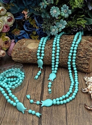 Turquoise - Prayer Beads - İkranur
