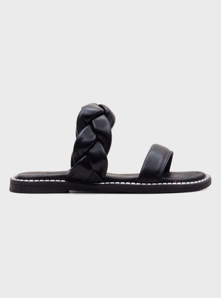 Black - Sandal - Slippers - Epocale