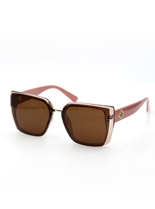 Brown - Pink - Sunglasses - La Viva