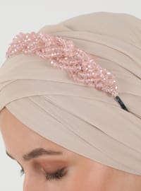 Crown Scarf Accessory Pink