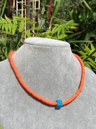 Orange - 4ml - Necklace - İsabella Accessories