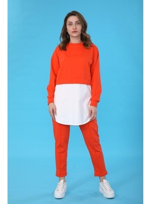 Orange - 200gr - Sweat-shirt - BASICPARK
