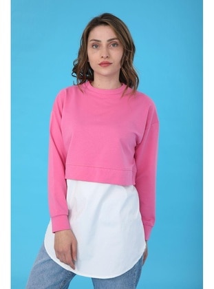 Pink - 200gr - Sweat-shirt - BASICPARK